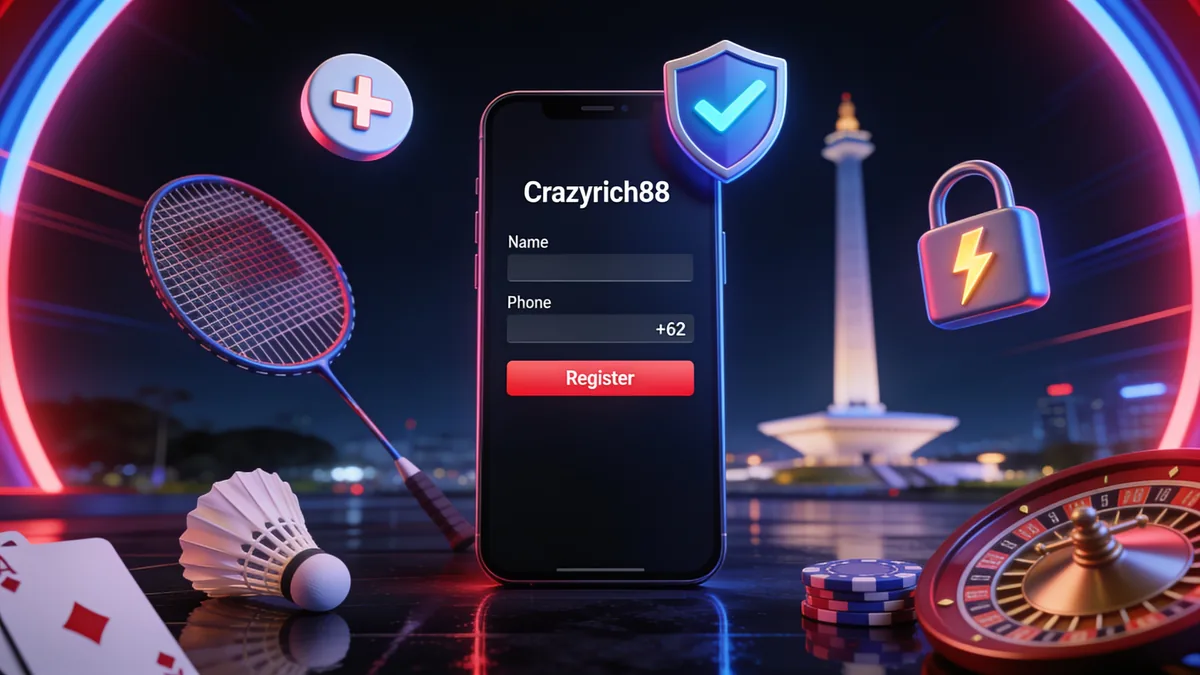 Cara Memulai Taruhan di CrazyRich88 Indonesia untuk pemain di Indonesia